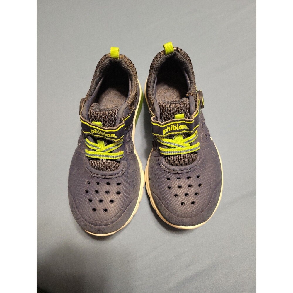 Stride Rite Made2Play Phibian Blue Water&Land Shoes Boys sz 10 Washable!